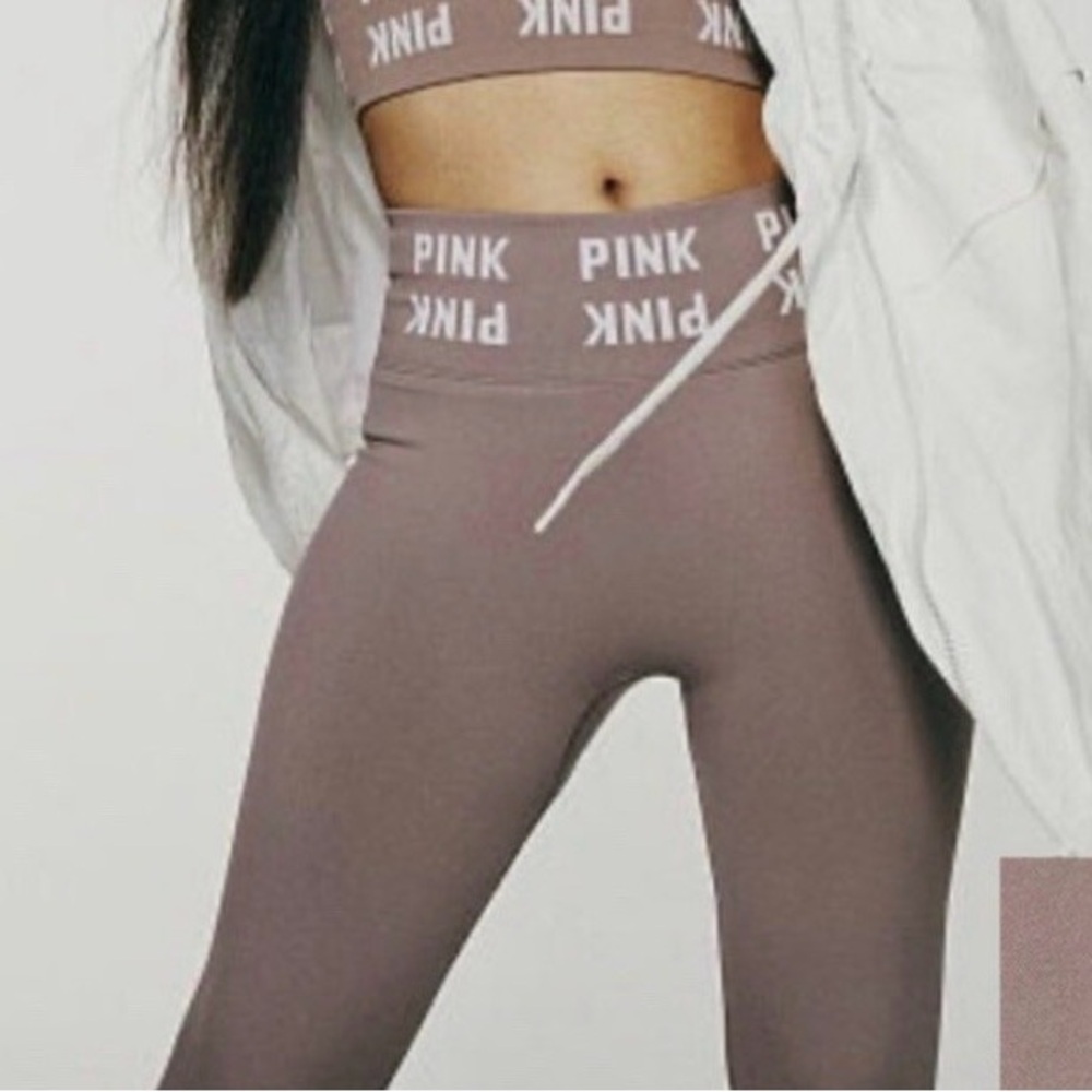 PINK Victoria's Secret iced coffee seamless High-Waist Logo Leggings
